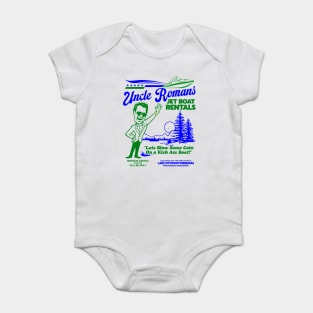 Uncle Roman's Jet Boat Rentals Baby Bodysuit